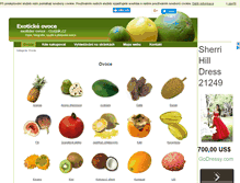 Tablet Screenshot of exoticke-ovoce.coajak.cz